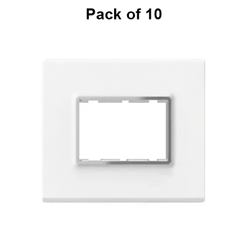 Cona Trimmwood Modular Plate White 3 Modules, TR 1103 (Pack of 10)