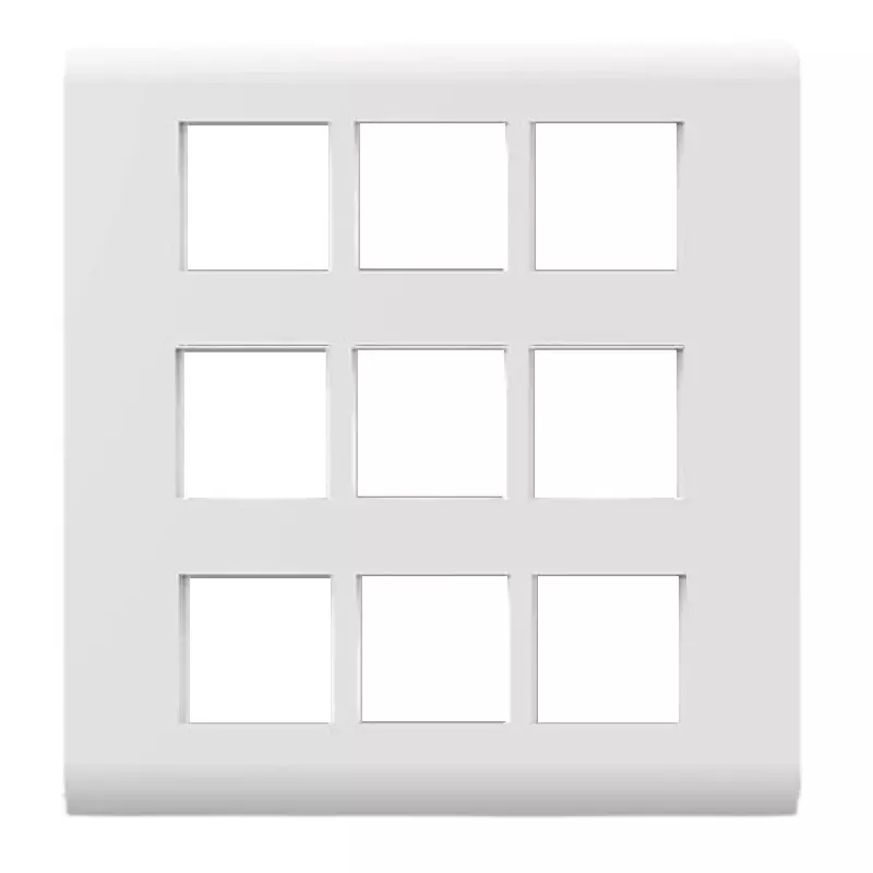 Cona Forte Modular Metal Plate White 18 Modules, ORP 1118 (Pack of 10)