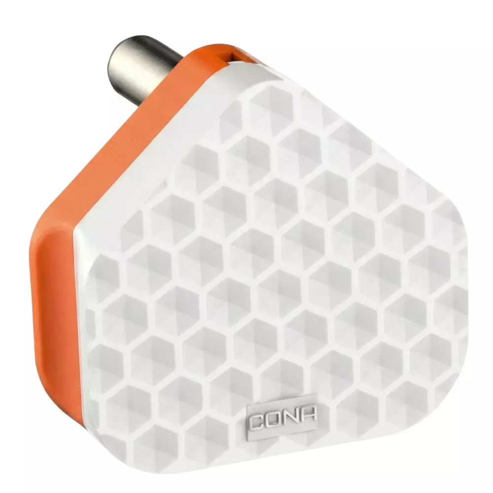 Cona 16 Amp Plug Top With Fireproof Base Prism White, 4904 (Pack of 10 Pcs)