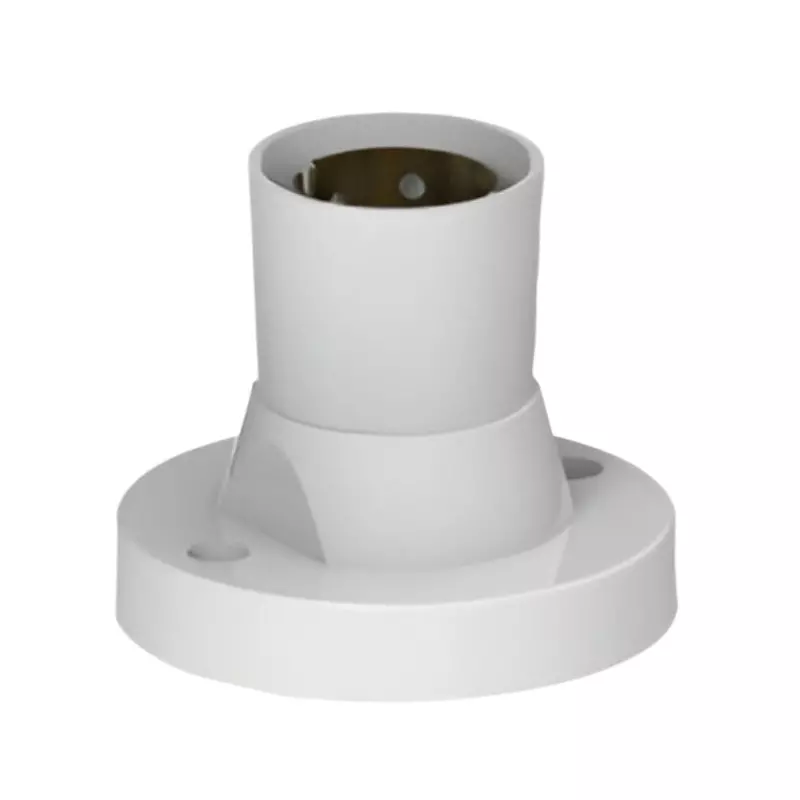 Cona Batten Holder Metal Ring King White, 2166 (Pack of 20 Pcs)