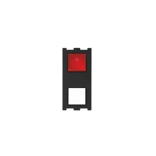 Anchor Roma Urban Bell Call Indicator 1 Module Black, Red & White for Homes, Offices & Commercial Use, 66705B