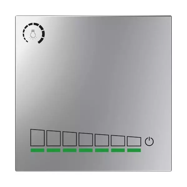 Anchor Roma Urban Modular Touch Dimmer Silver PVC Plastic for Industrial and Home Use, 71009S