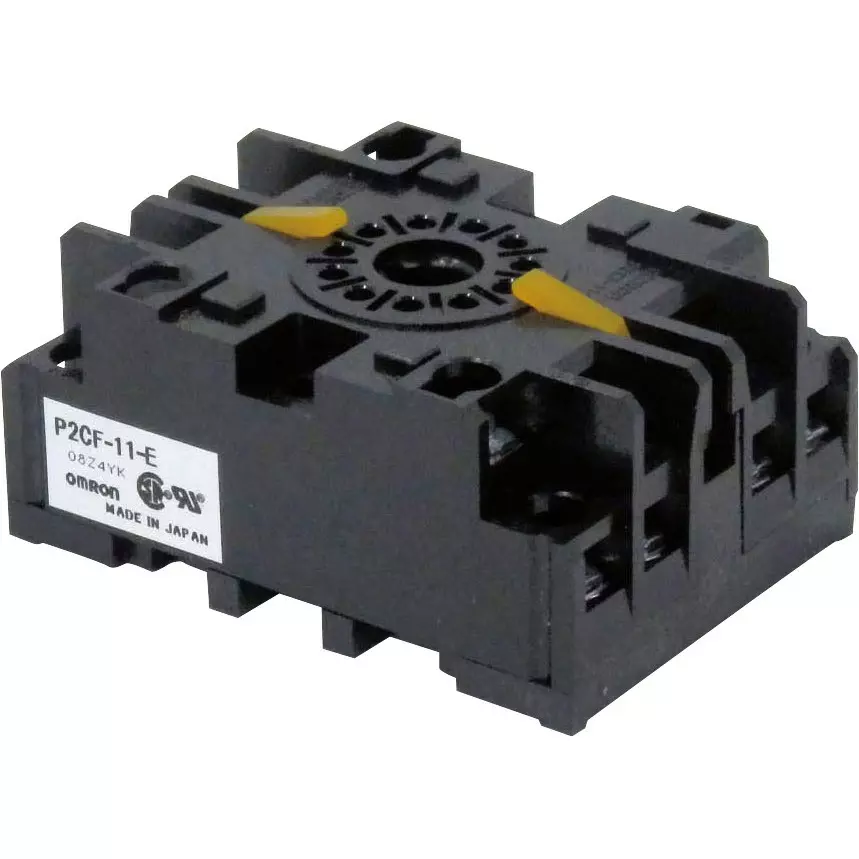 Omron Shared Socket Round Socket P2CF (Surface Connection) (No. of Pin: 8 -11)