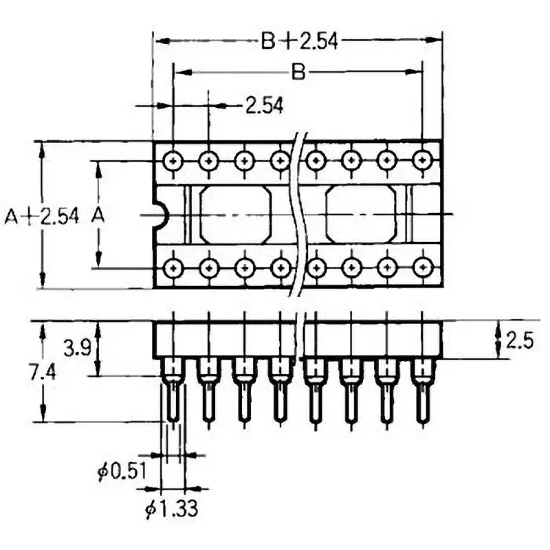 omron-ic-socket-xr2a-0811-n