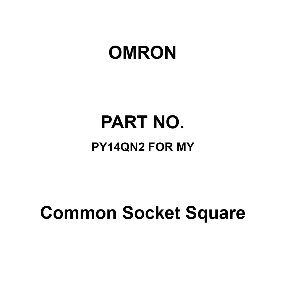 Omron Common Socket Square Wrapping Terminal, PY14QN2 FOR MY