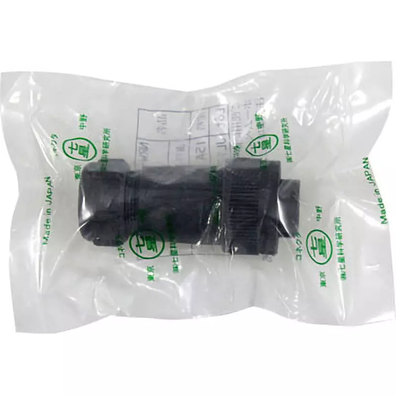 Nanaboshi Connector Straight Plug 250 V Rated Voltage, NRW-203-PM12