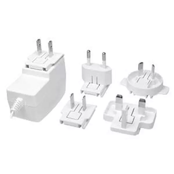 CUI INC Interchangeable Plug Wall Mount 1 Output 90 VAC to 264 VAC, SMI12-12-KW-P6