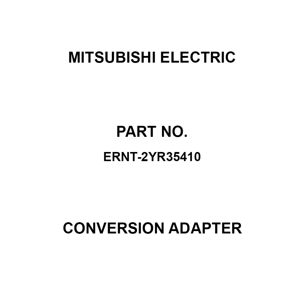 Mitsubishi Electric Conversion Adapter 1 Slot Type, ERNT-2YR35410