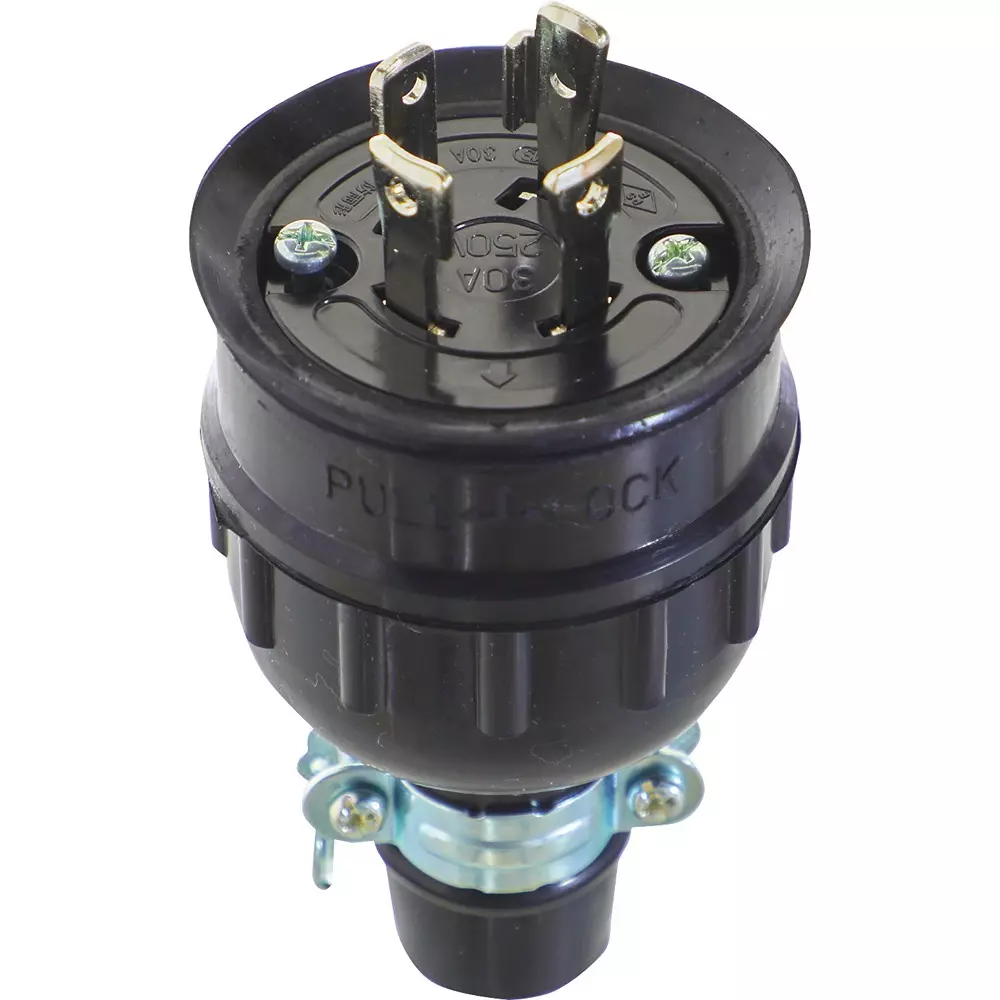 TRUSCO Hook Plug 250 V Rated Voltage 30 A Rated Current 2 CT.VCT5.5 Suitable Wire, TMH2594