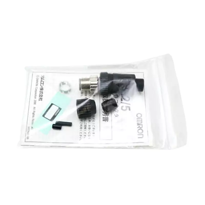 Omron Round M12 Assembled Connector Plug Crimp/Solder Type AC/DC 250 V, XS2G-D5S9