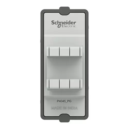 Schneider Electric Livia RJ11 Data Socket Data Outlet Shuttered 1 Module Polycarbonate Grey, P4045_PG_N
