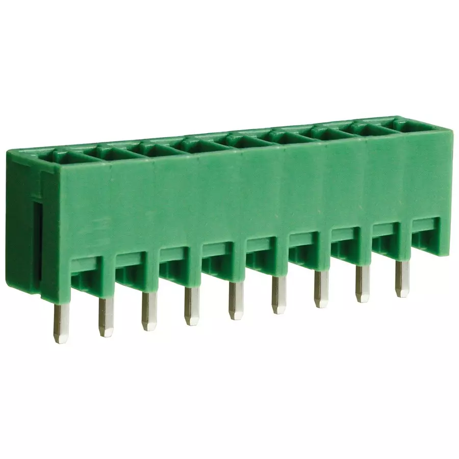 CAMDENBOSS Terminal Block, Header, 9Pos, Th, CTBP93VD/9 (Pack of 10)