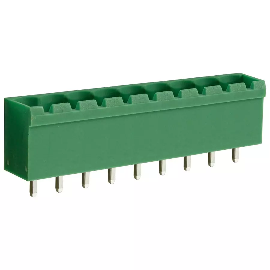 CAMDENBOSS Terminal Block, Header, 9Pos, Th, CTBP9308/9 (Pack of 10)