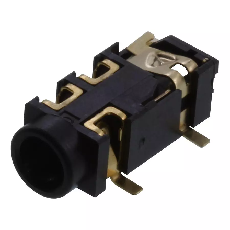 AMPHENOL COMMUNICATIONS SOLUTIONS AUDIO JACK, 3.5MM, 5POS, SMT, 10038075-A1PLF