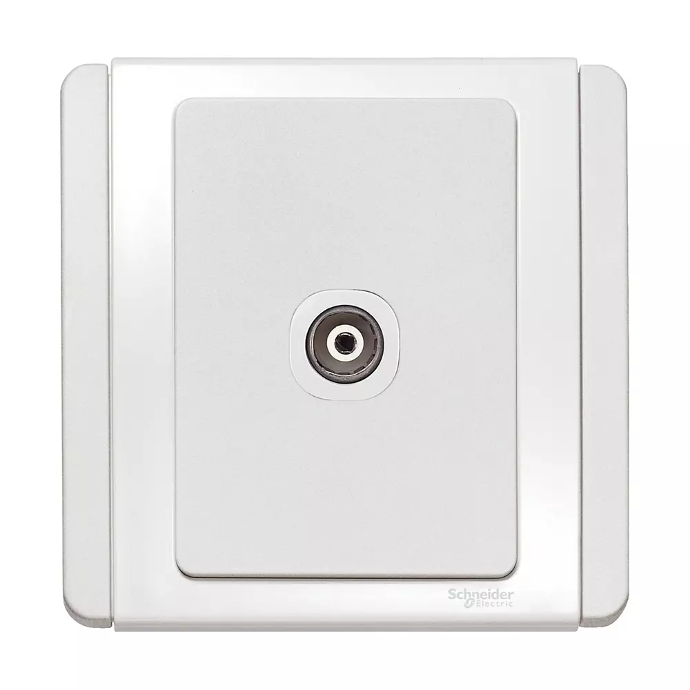 Schneider Electric TV Socket Outlet Neo Series 25 Amp White, E3031TV>WW-OS