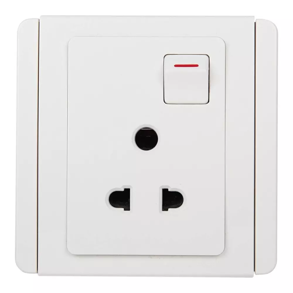 Schneider Electric Switch Socket Outlet Neo Series 6 Amp White, EH3015/6>WW-OS