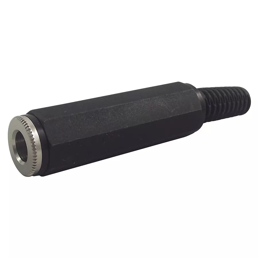 LUMBERG SOCKET, 6.35MM JACK, FREE, BLACK, KLK 3