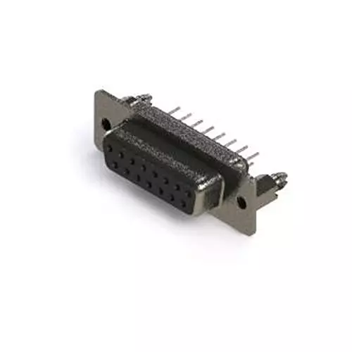 EDAC HD D SUB CONN, RCPT, 15POS, DA, SOLDER, 628-015-220-046