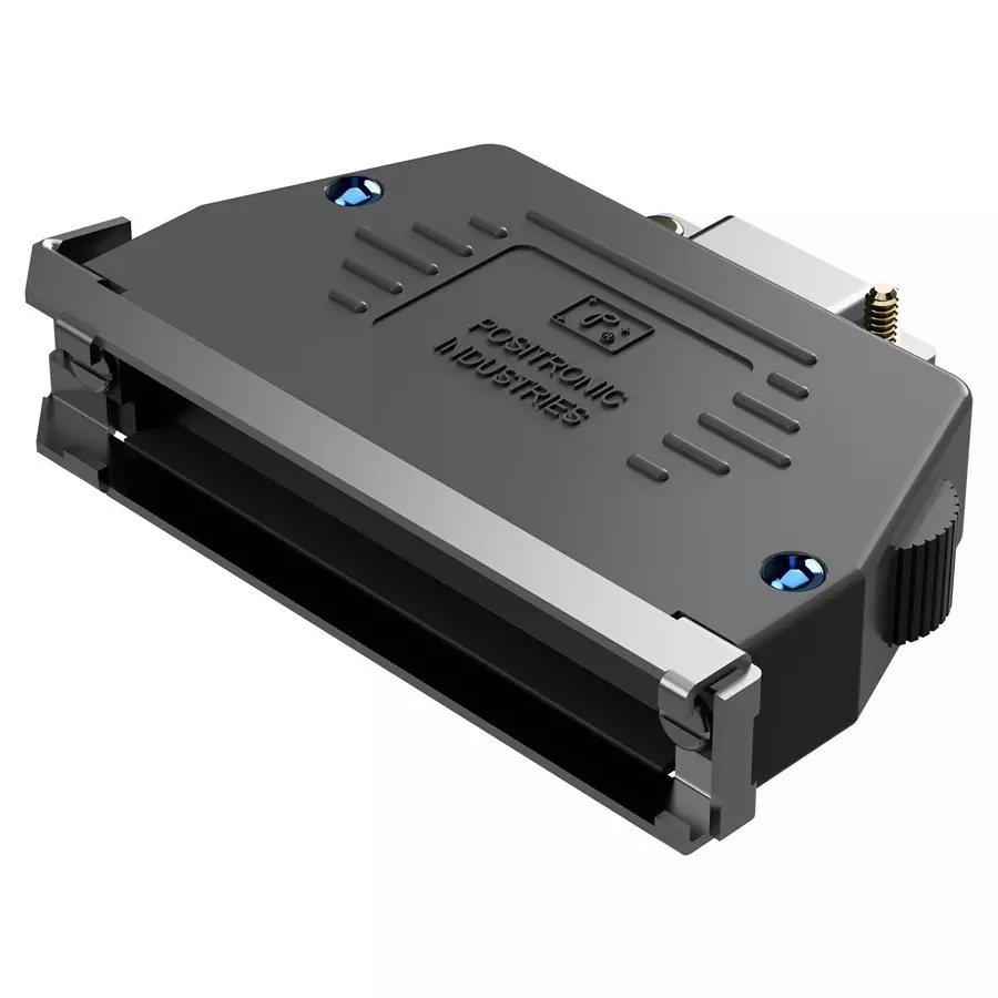 POSITRONIC D SUB BACKSHELL, 180DEG, D37000JVL0/AA.