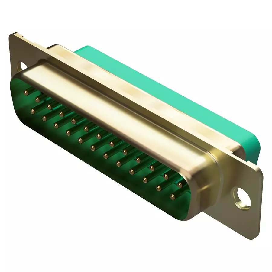 POSITRONIC HD-D SUB CONN, RCPT, DE, 15POS, SOLDER, M24308/23-61F.