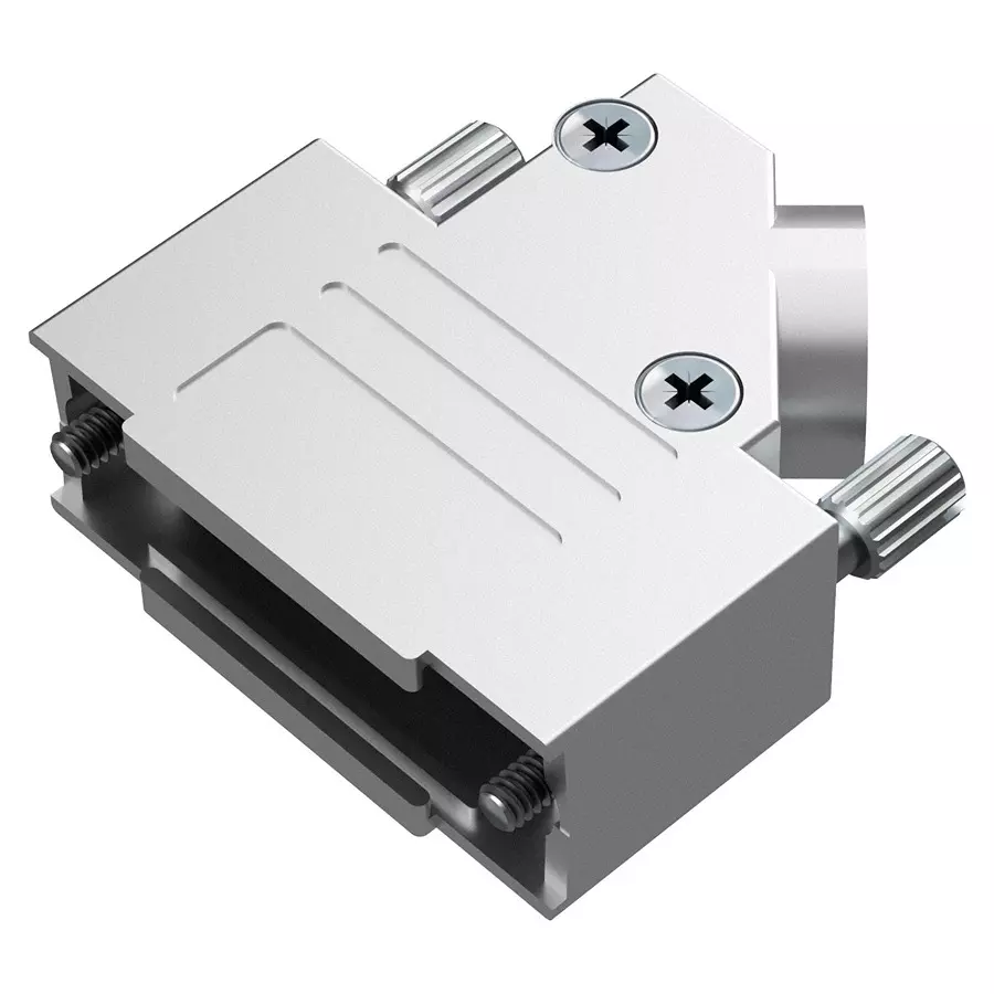 POSITRONIC D SUB BACKSHELL, 45 DEG, SIZE DA, D15000DSE50/AA.