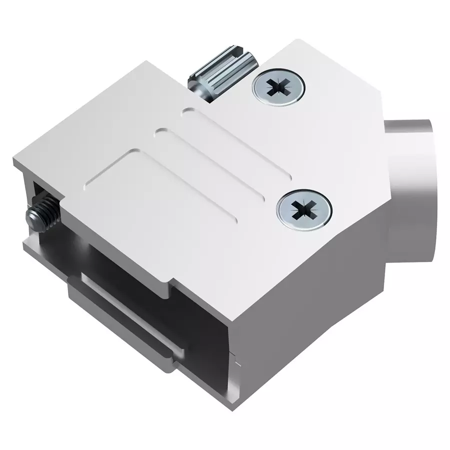 POSITRONIC D SUB BACKSHELL, 45 DEG, SIZE DE, D9000DSE40/AA.