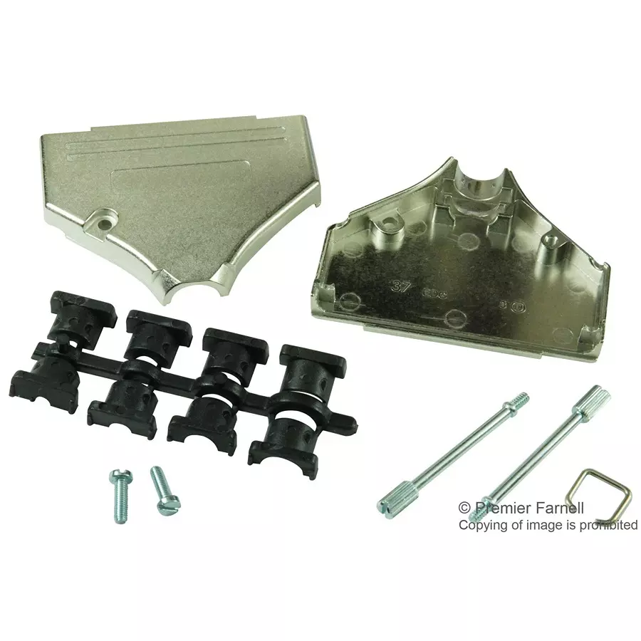 MH CONNECTORS BACKSHELL, D, DIECAST, 37WAY, MHDTZK-37-K