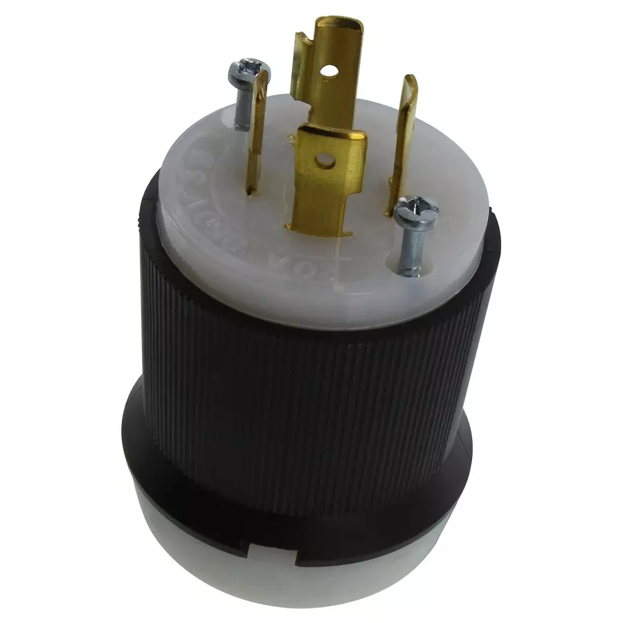 HUBBELL WIRING DEVICES CONNECTOR, POWER ENTRY, PLUG, 20A, HBL2421