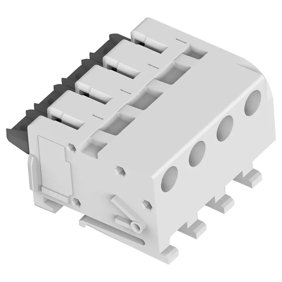 BUCHANAN - TE CONNECTIVITY TERMINAL BLOCK, PLUGGABLE, 4POS, 18AWG, 2319461-4
