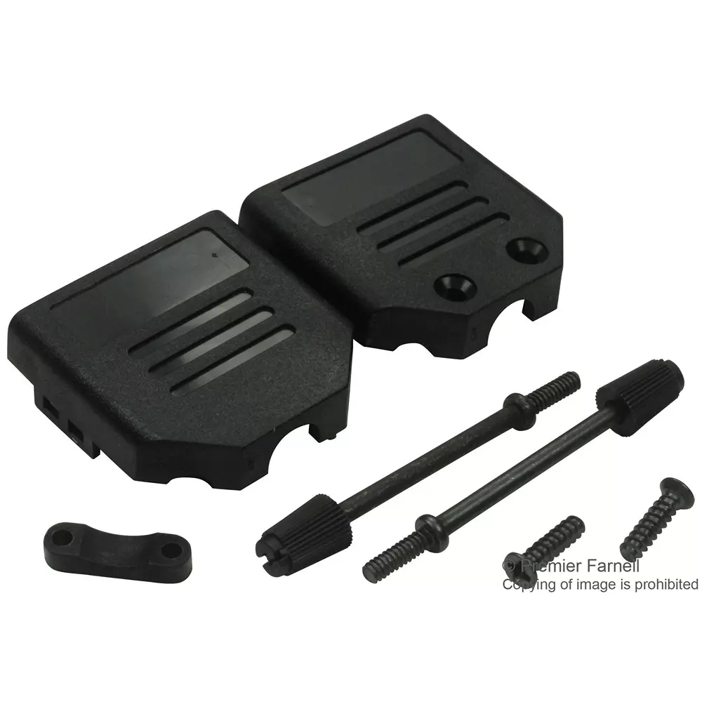 MULTICOMP D Sub Plastic Cover, 180Deg, De, Pp, SPC15472 (Pack of 5 Pcs)