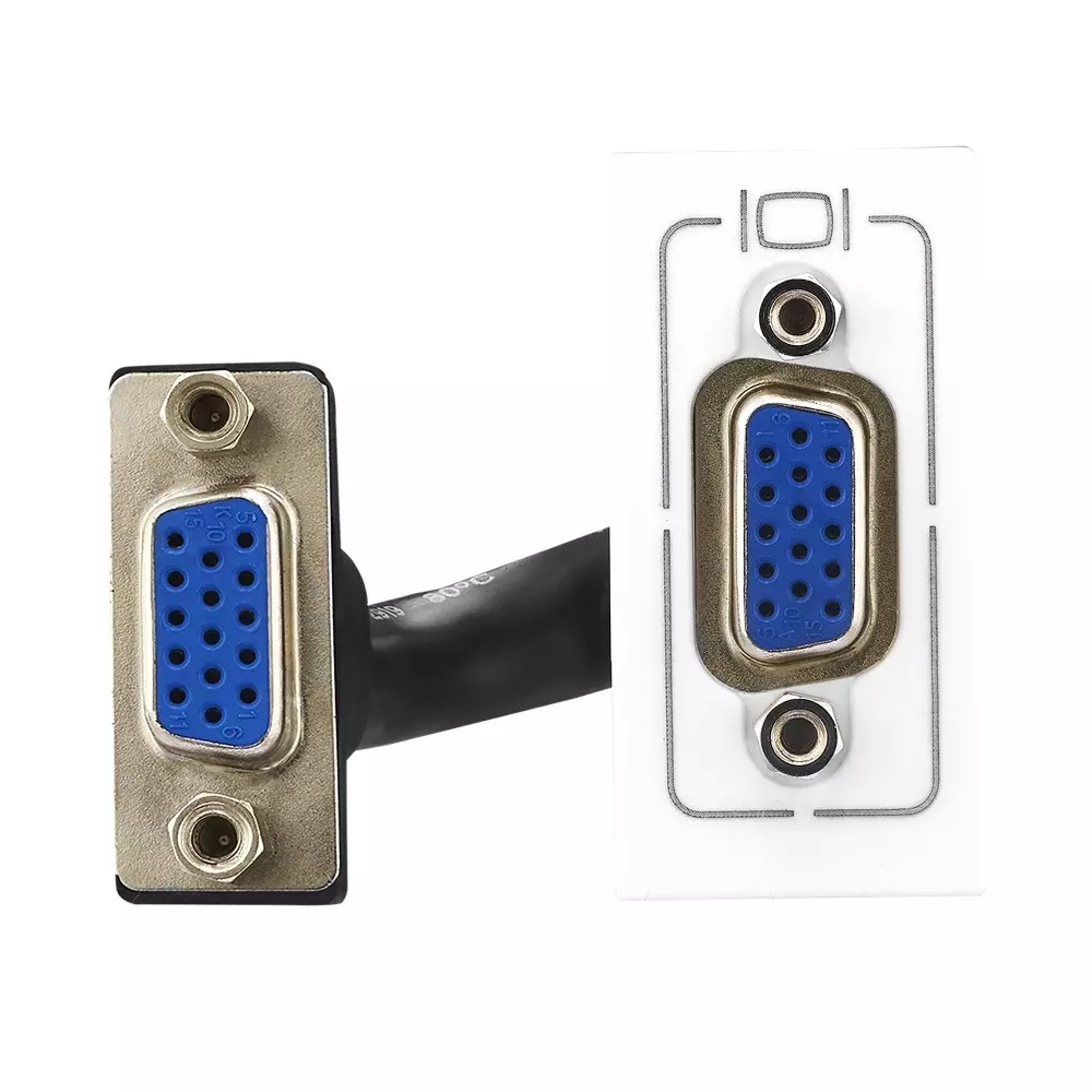 Legrand Preterminated Projector Connector Allzy 1 Module Glossy White, 6811 36