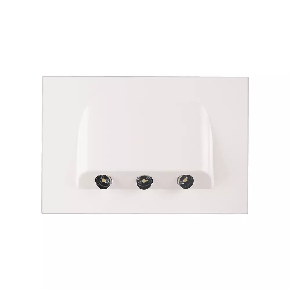Legrand Skirting Light with Warm White LED Myrius Classic White 3 Module, 6792 48