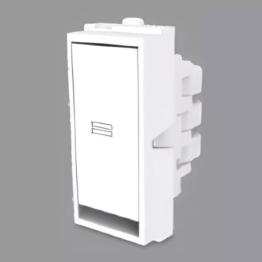 Cona Platinum Deep Switch 10 A White