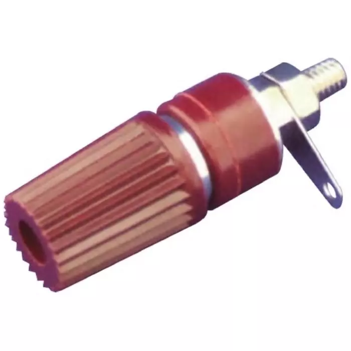 Sato Parts Red Female Banana Socket 4 mm Connector Solder Termination 10A 125V, T-6530-R (Pack of 5)