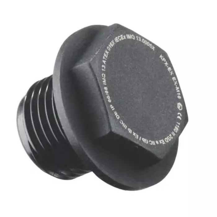 Kopex Stopping Plug M25 Nylon 28 mm Diameter Threaded, 7TCA297140R0014EX-M25 (Pack of 10)