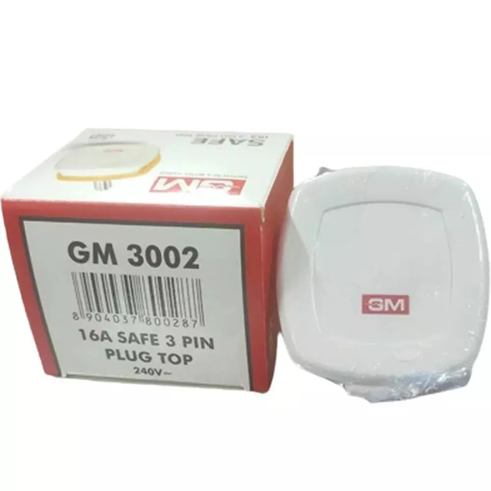 GM 3 Pin Plug Top 16 A White, Orange, 3002