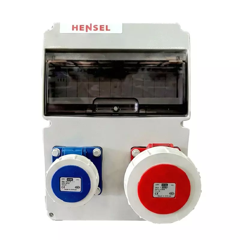 Hensel TR Combination Unit 16 Amp + 16 Amp, IP 67, 3P + 5P Pole, TR6161TS