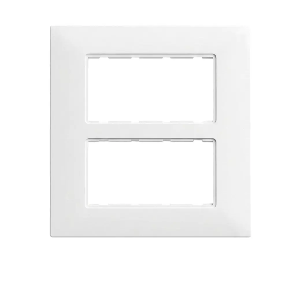 Cona GlazTouch Modular Plate White, GT (Pack of 10) (Module 1 to 18)