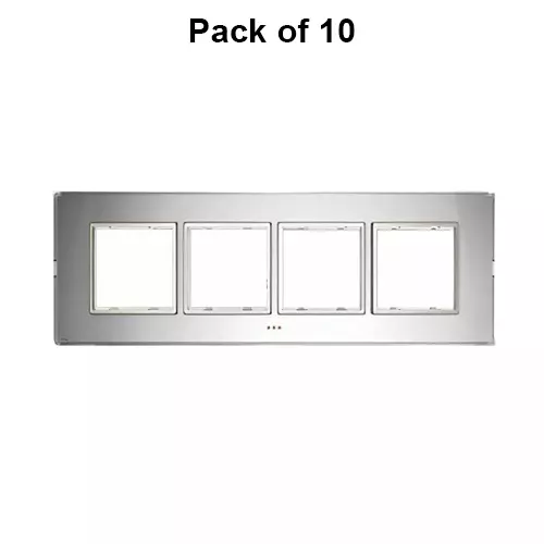 Cona Glasglow Modular Plate White 8 Modules(Horizontal), GM 1108 (Pack of 10)