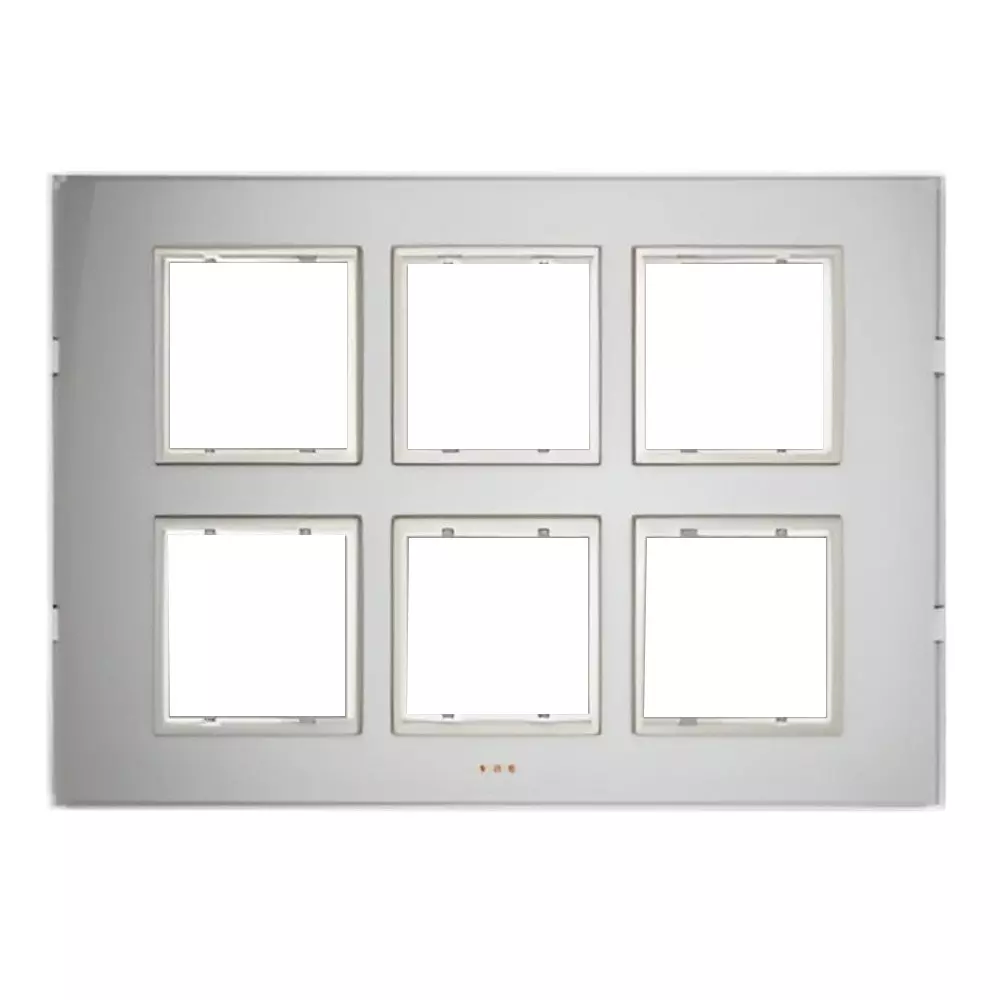 Cona Glasglow Modular Plate White 12 Modules, GM 1112 (Pack of 10)
