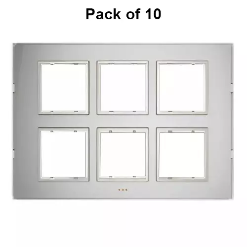 Cona Glasglow Modular Plate White 12 Modules, GM 1112 (Pack of 10)