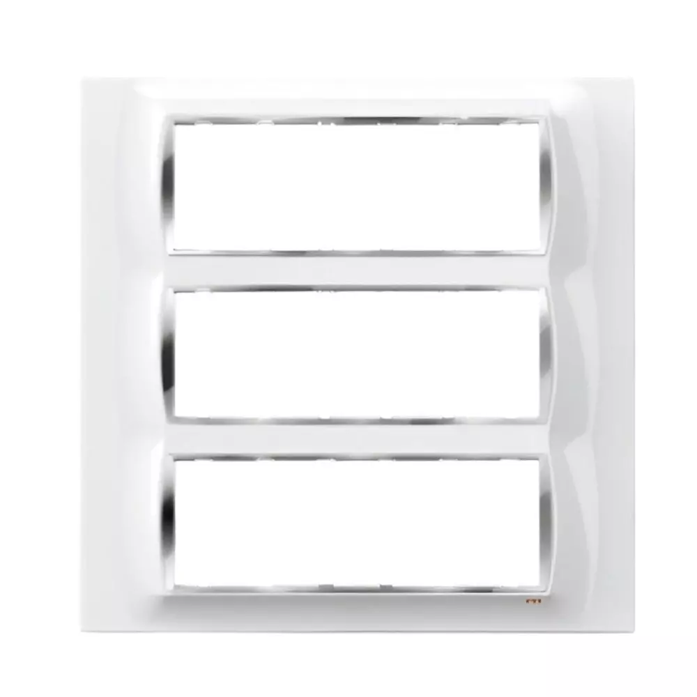 Cona Glasglow Glass Effect Modular Plate White 18 Modules, GGM 1118 (Pack of 10)