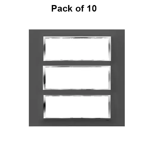 Cona NuGlow Modular Plate Black 18 Modules, MN 1118 (Pack of 10)