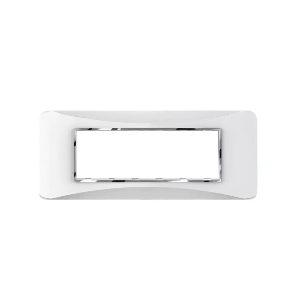 Cona Smooth Glow Modular Plate White 6 Modules, SG 1106 (Pack of 10)