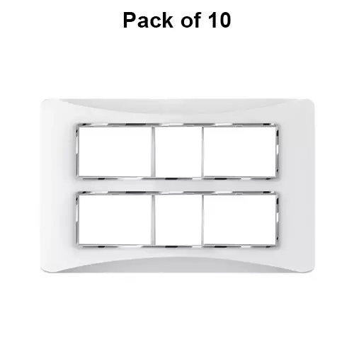 cona-modular-plate-smooth-glow-white-16-module-sg-1116-pack-of-10-pcs