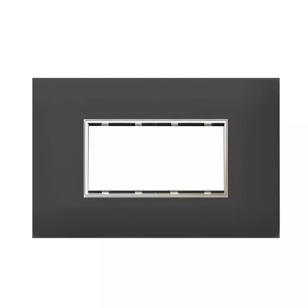 Cona Sleekwood Modular Plate Black 4 Modules, SWN 1104 (Pack of 10)