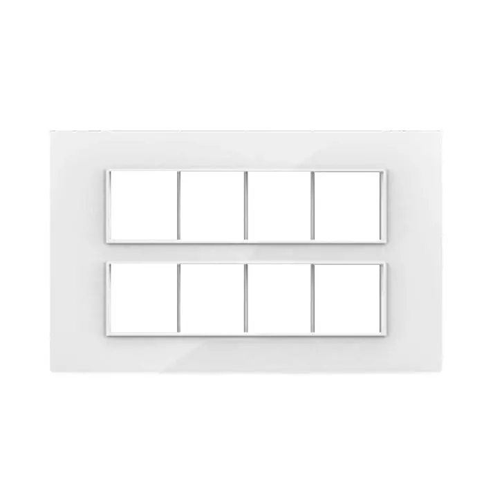 Cona Silque Modular Metal Plate White 16 Modules, ORM 1116 (Pack of 10)