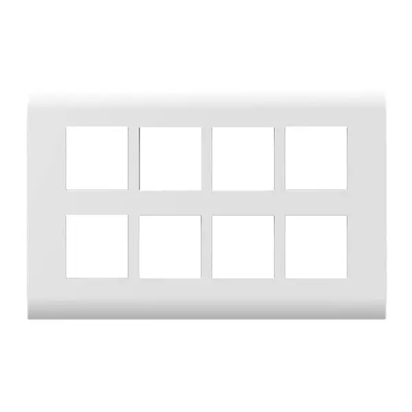 Cona Forte Modular Metal Plate White 16 Modules, ORP 1116 (Pack of 10)