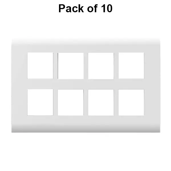 Cona Forte Modular Metal Plate White 16 Modules, ORP 1116 (Pack of 10)