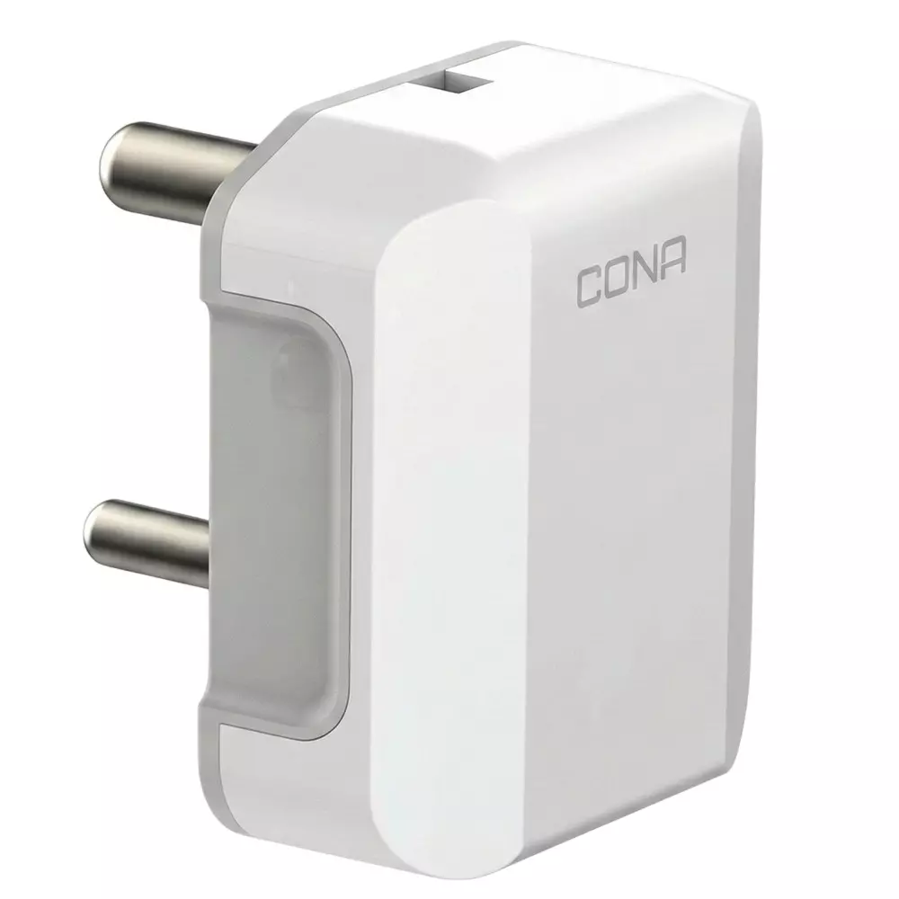 Cona 16 Amp Plug Top With Fireproof Base Duraplug White, 4913 (Pack of 10 Pcs)